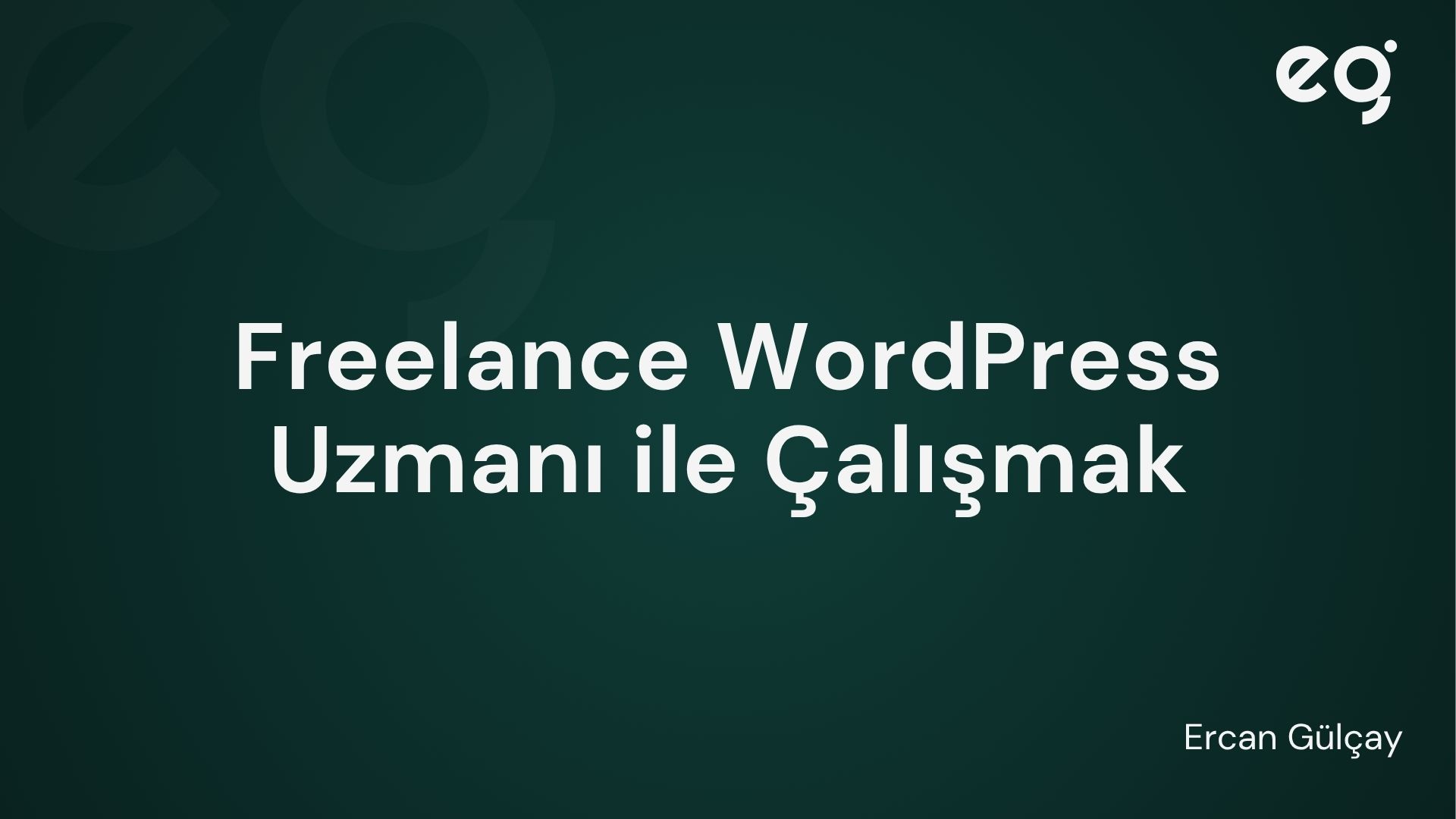 Freelance WordPress Uzmanı ile Çalışmak: KOBİ’ler İçin Stratejik Avantajlar ve Gerçek Vaka Analizleri 4 freelance wordpress uzmani - Ercan Gülçay