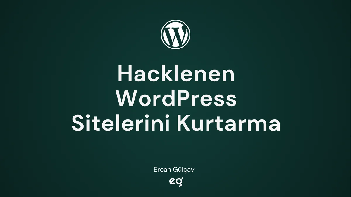 Hacklenen WordPress sitelerini kurtarma ve virüs temizleme rehberi kapak görseli