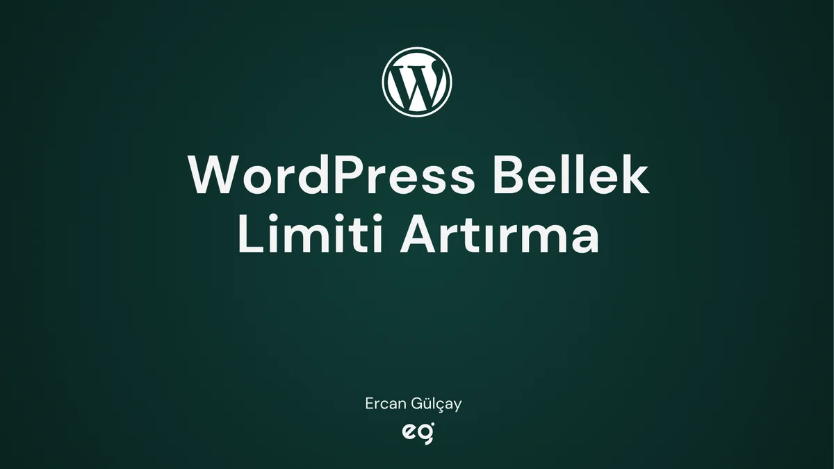 WordPress PHP bellek limiti artırma kesin çözüm rehberi kapak görseli