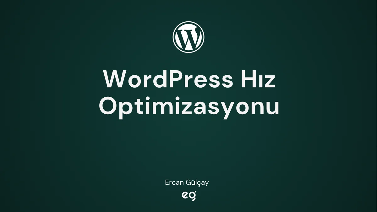 WordPress hız optimizasyonu ve Core Web Vitals yeşil bant rehberi kapak görseli
